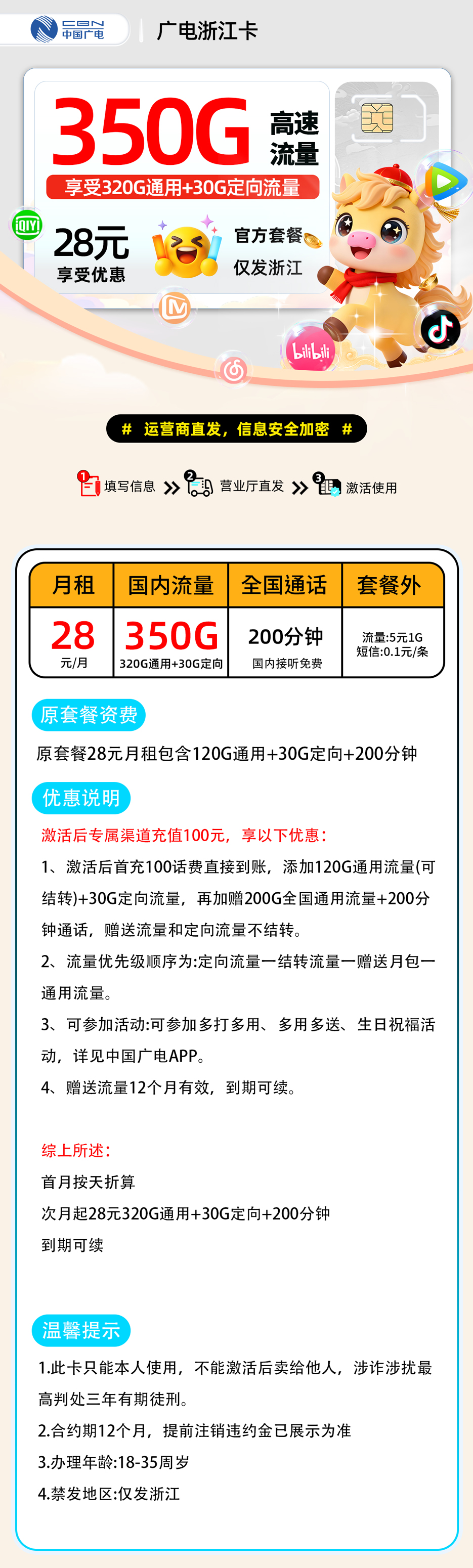 广电浙江卡【浙江省内】 详细图