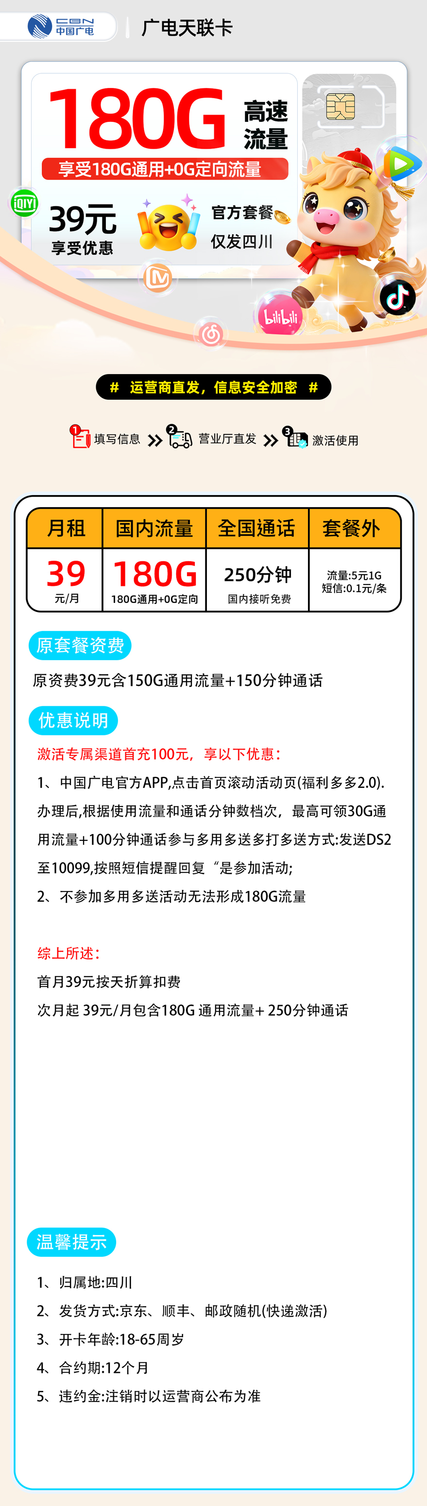 广电天联卡【四川省内】 详细图
