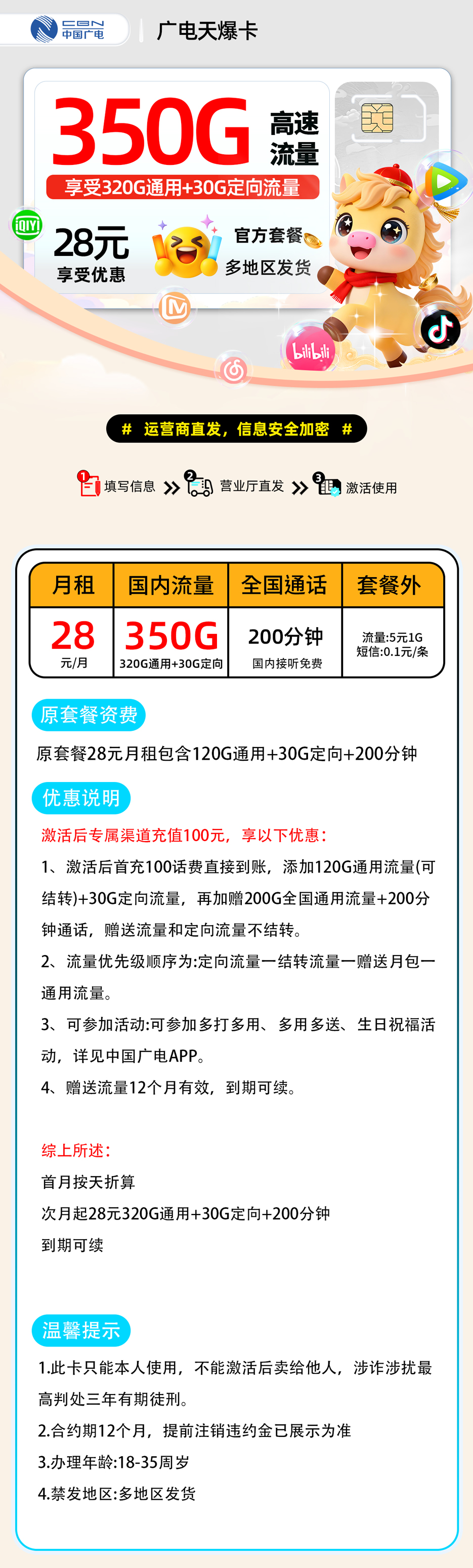 广电天爆卡【多地区发货】 详细图